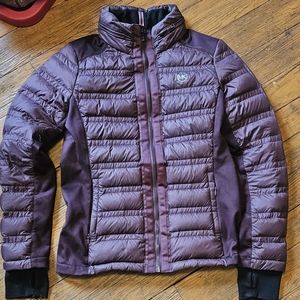 Stunning Michael Kors Plush Brown Down Puffer Fall Winter Coat Designer Jacket